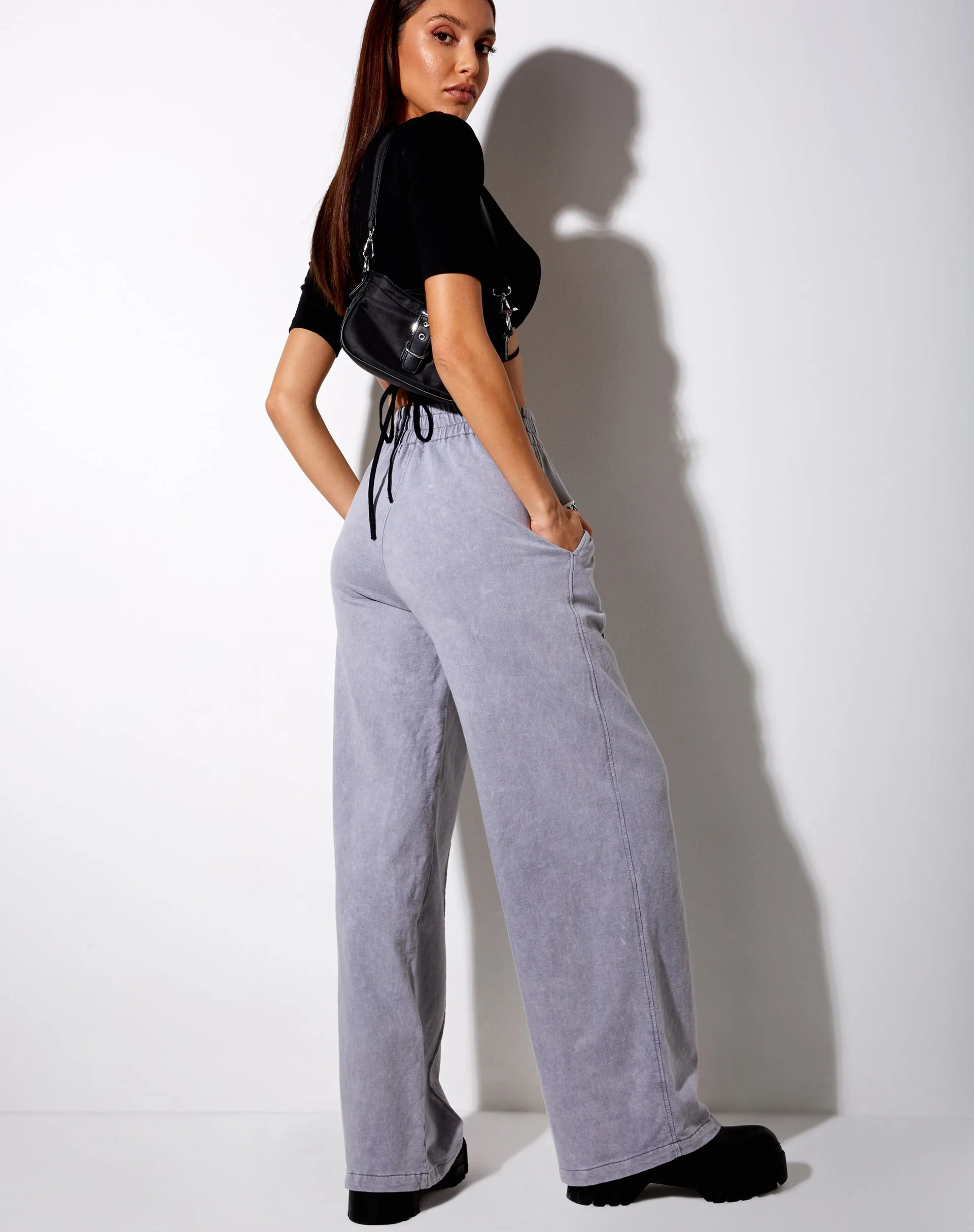 Wungu-Hose in grauer Waschung 'Angel' Embro Label - Image 3