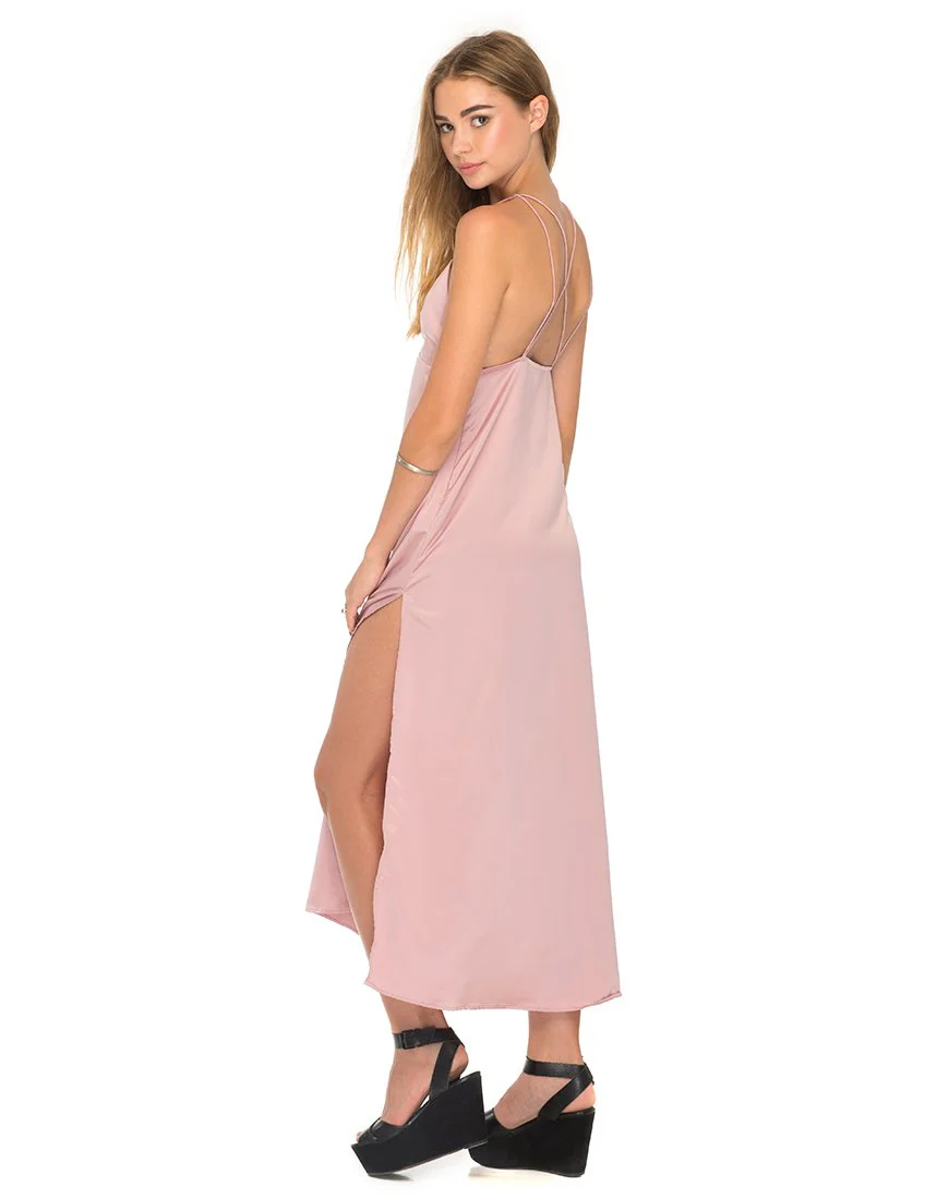 Xochi Maxikleid in Altrosa - Image 2