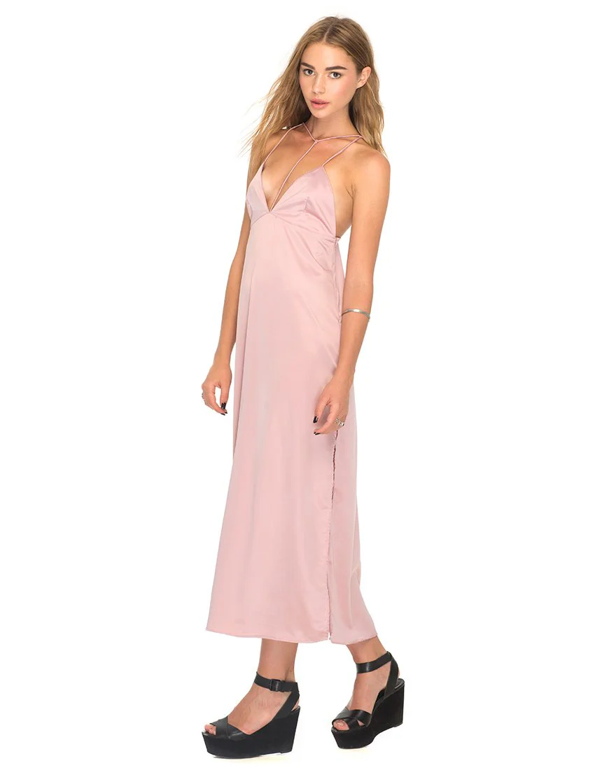 Xochi Maxikleid in Altrosa - Image 3