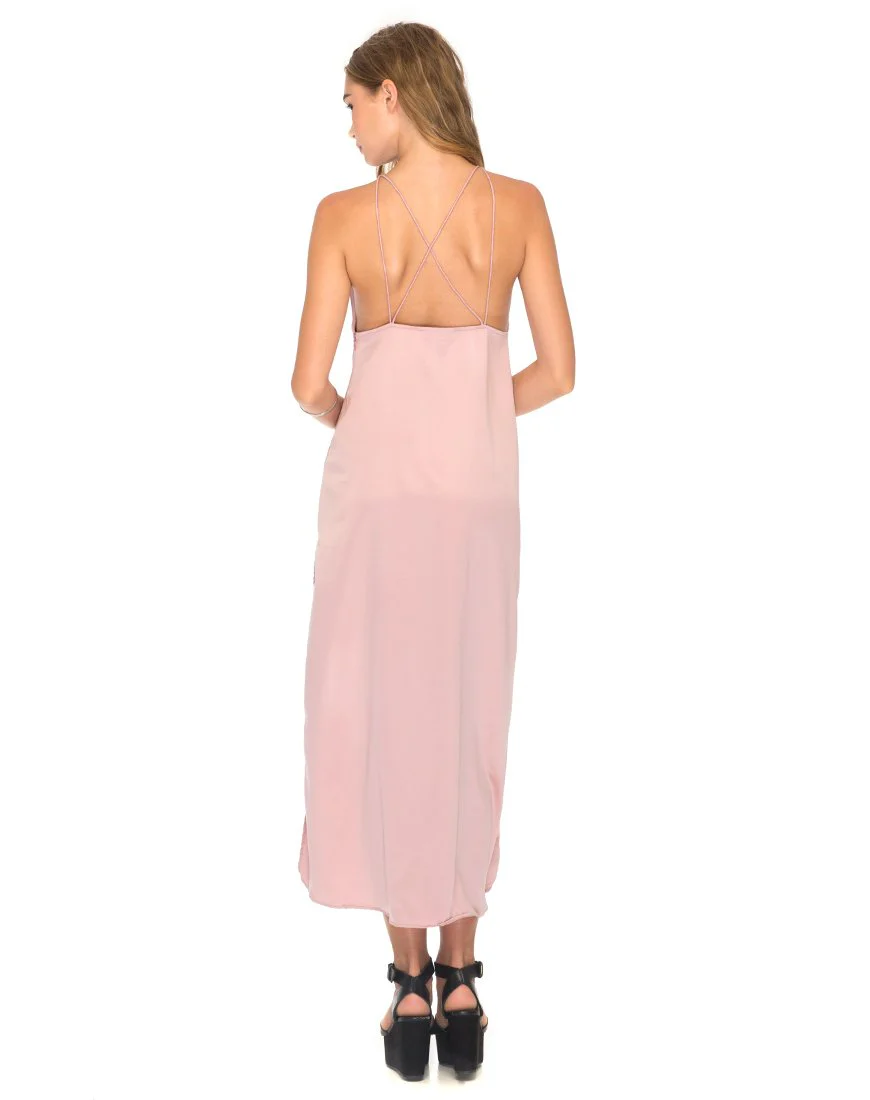 Xochi Maxikleid in Altrosa - Image 4