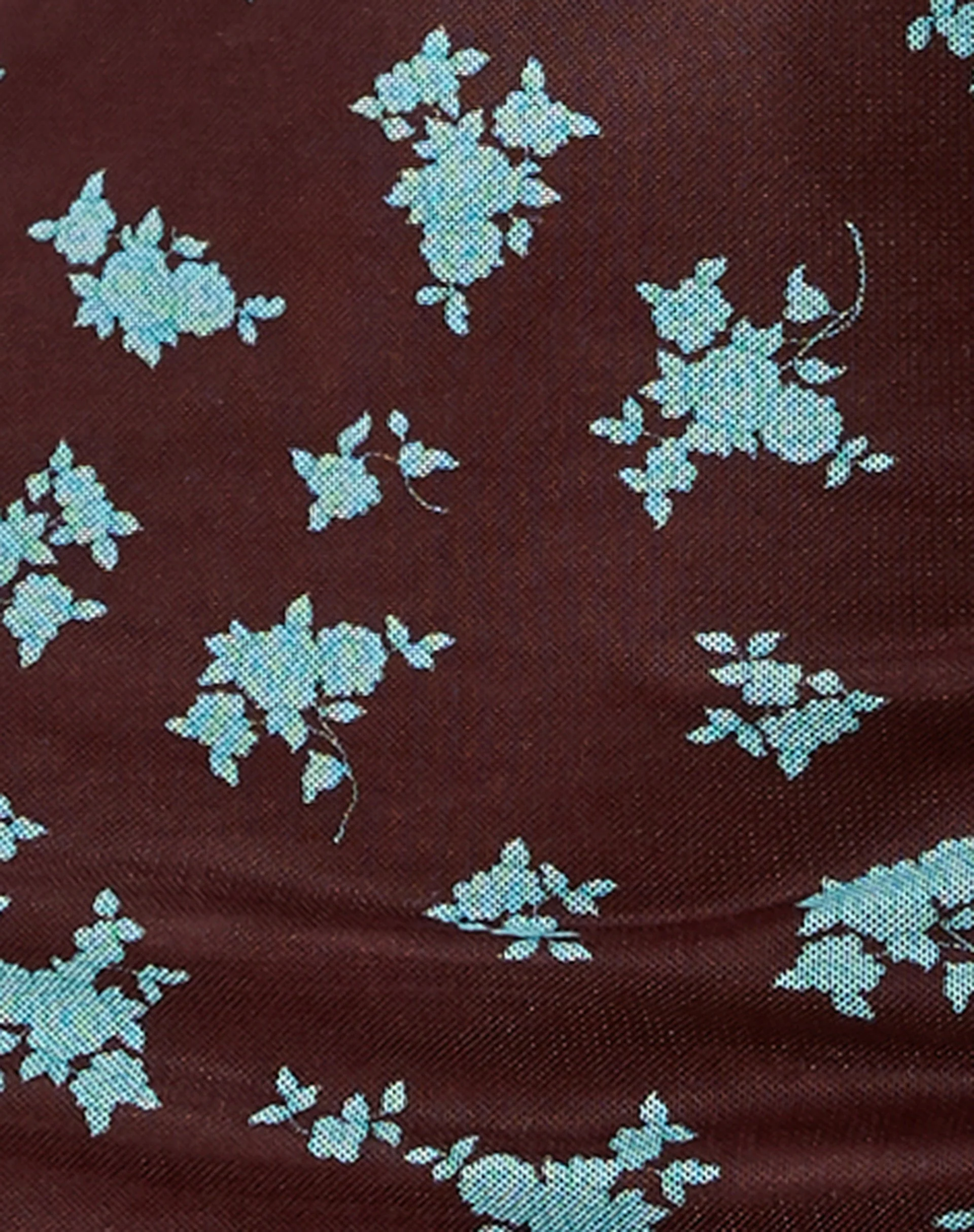 Yakinta Minikleid in Femme Floral Blau und Braun - Image 5