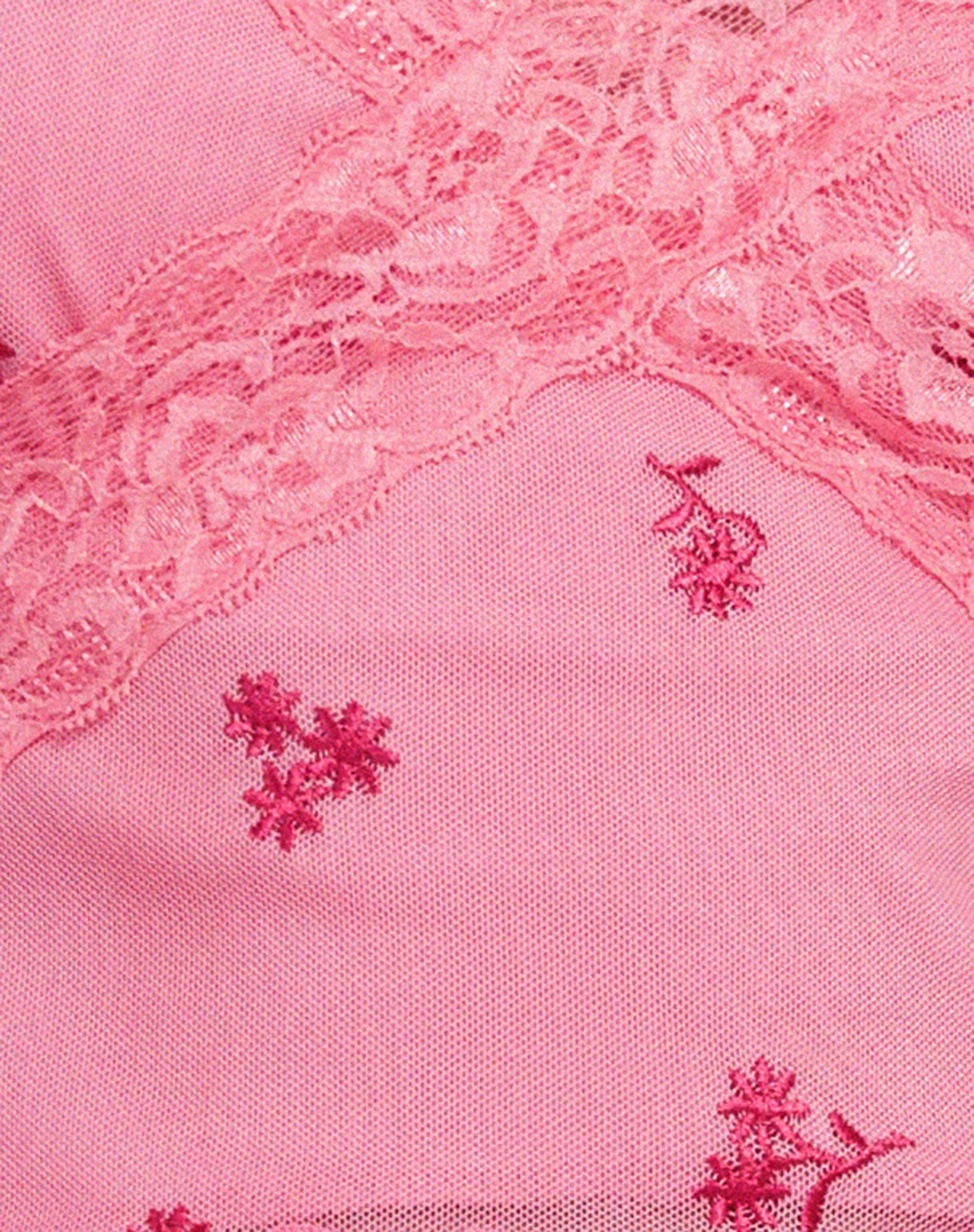 Yecaca Crop Top in Rosa Ditsy Daisy Embro - Image 5