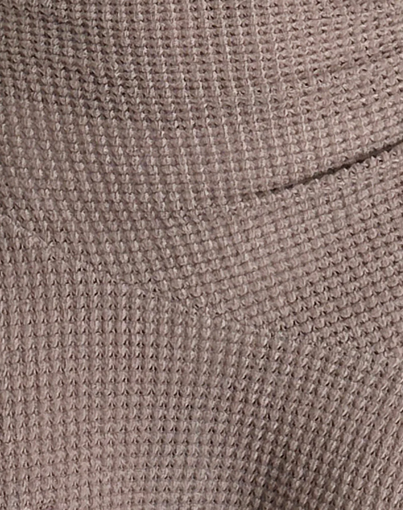 Yelena Trägerkleid in Hell-Taupe - Image 6
