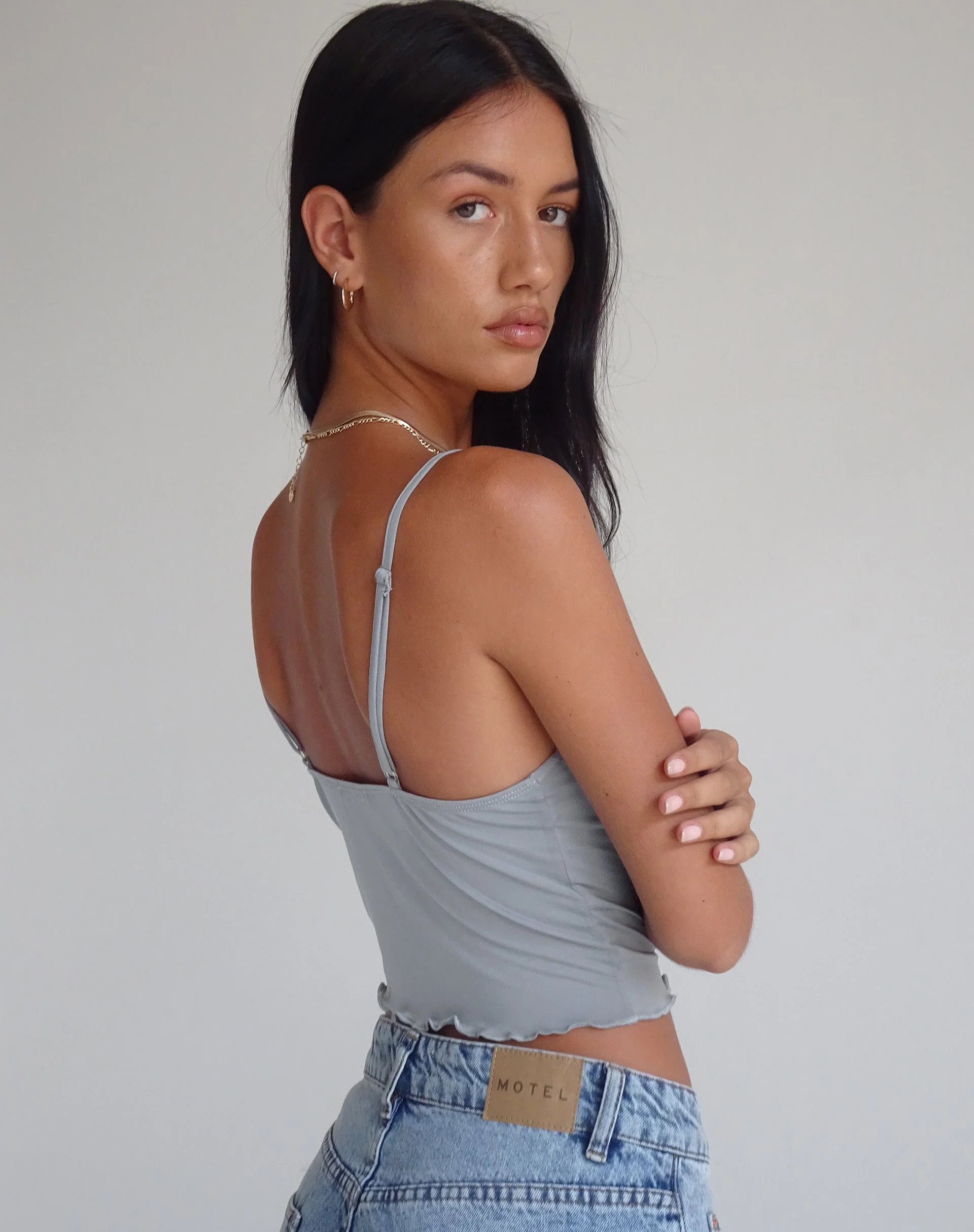 Yenika Cami-Top in Slinky Grau - Image 3