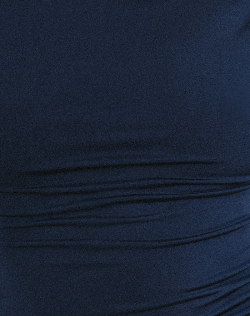 Yeseo Slinky Tank-Top in Marineblau - Image 5
