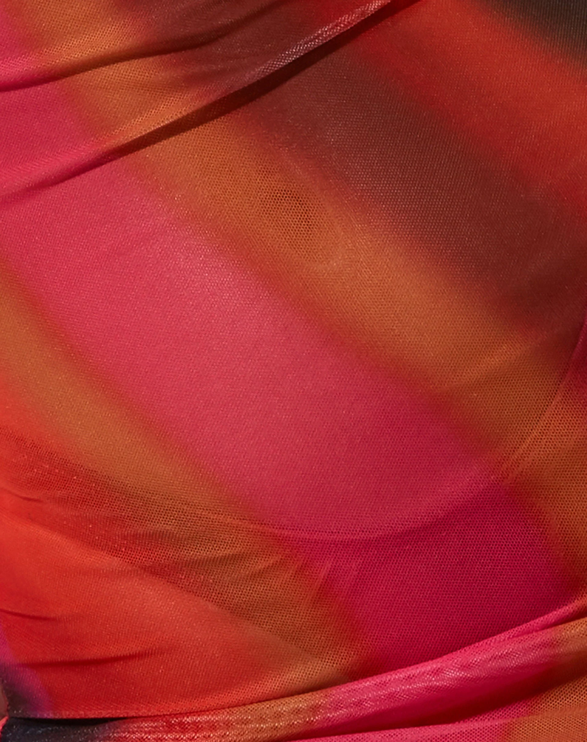 Yessy Bikinioberteil in solarisiertem Orange und Rosa - Image 7