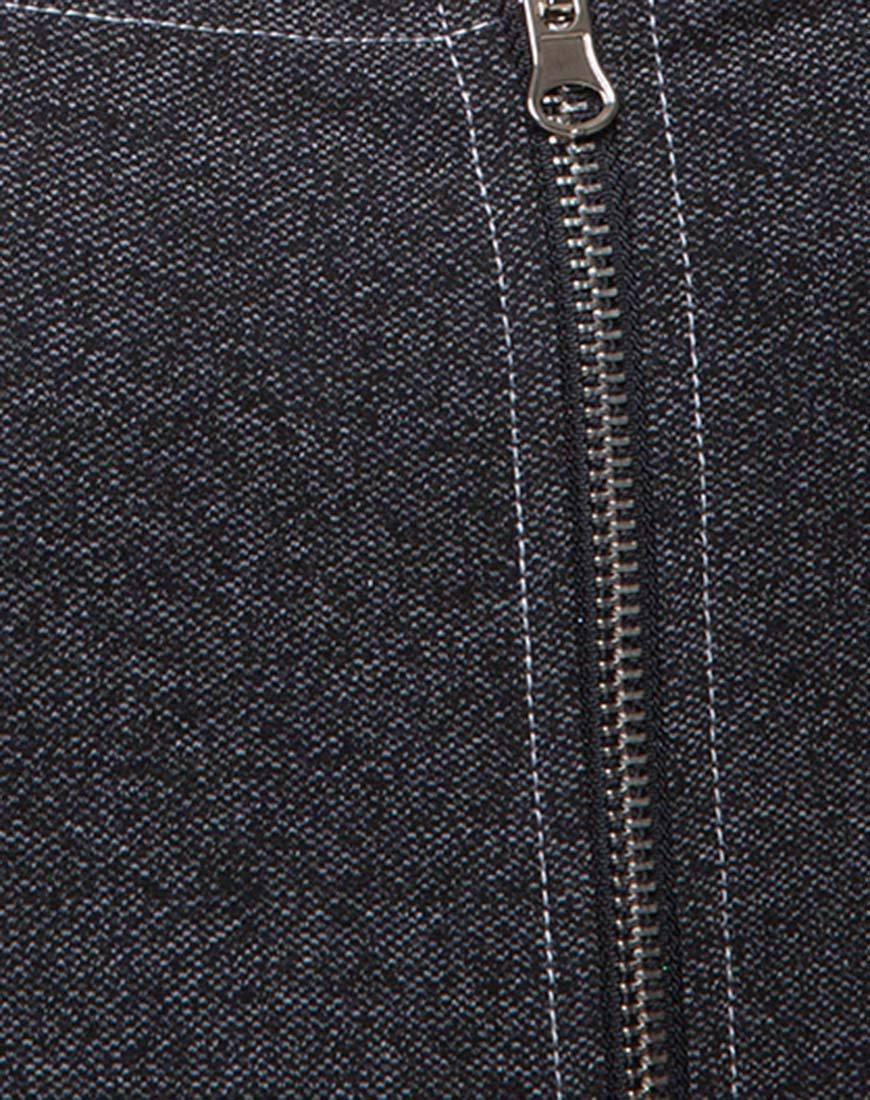 Yona Bodycon Kleid aus Denim Schwarz - Image 5