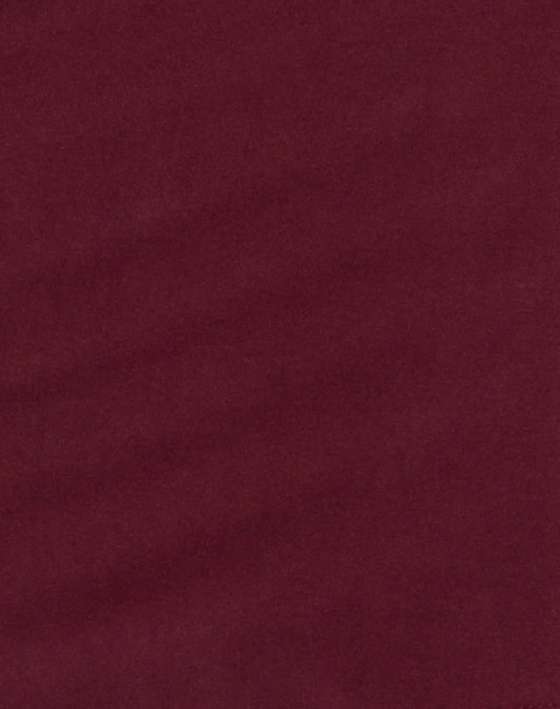 Yuzuki Minikleid aus Cupro Burgundy - Image 5