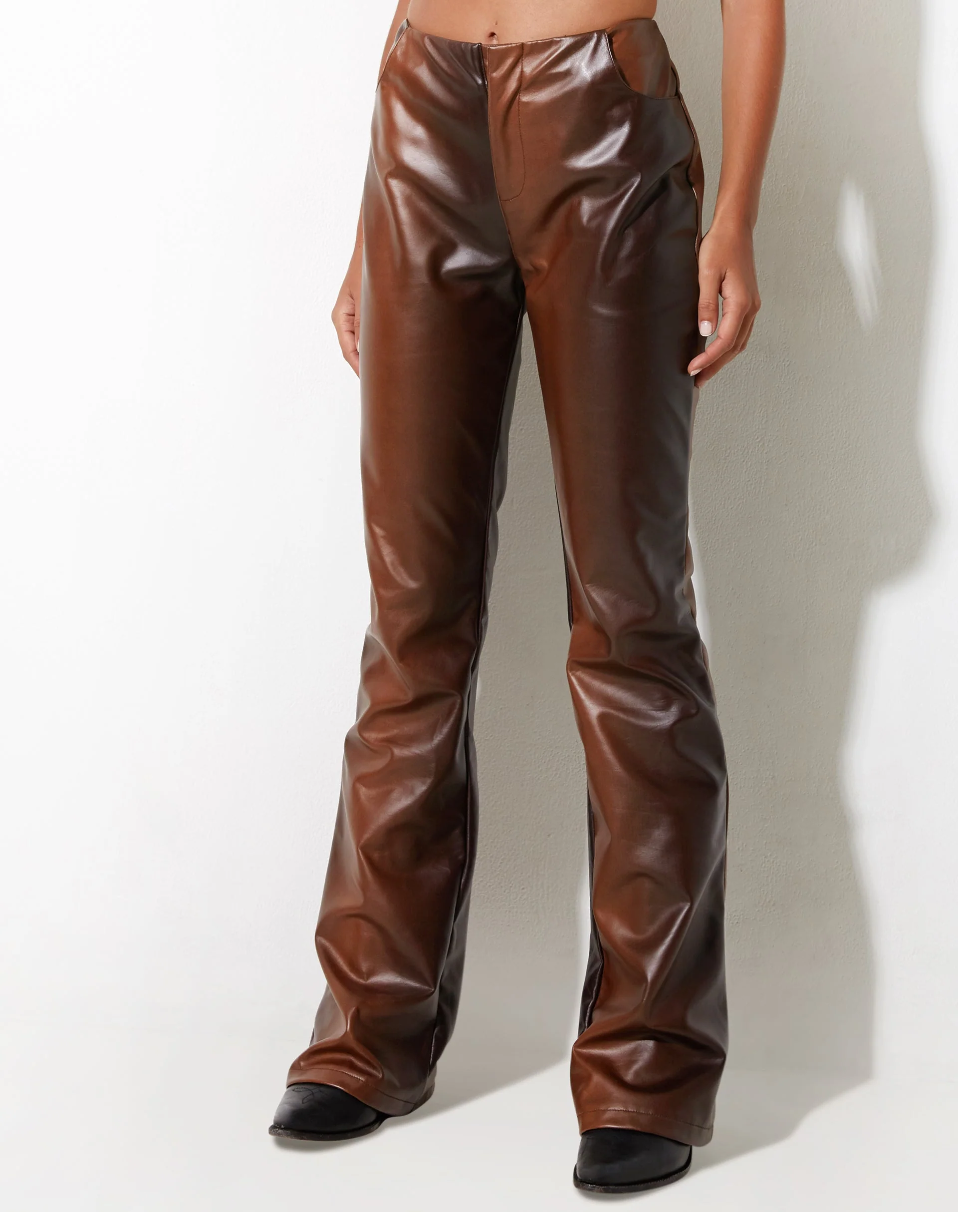 Zakiya-Hose aus PU Ombre Braun - Image 3