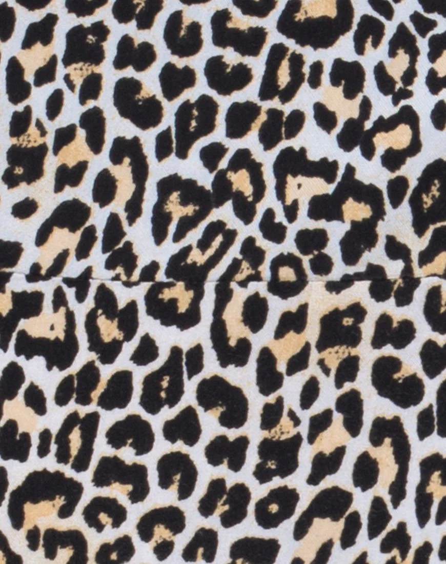 Zavnon Kleid in Rar Leopard Braun - Image 5
