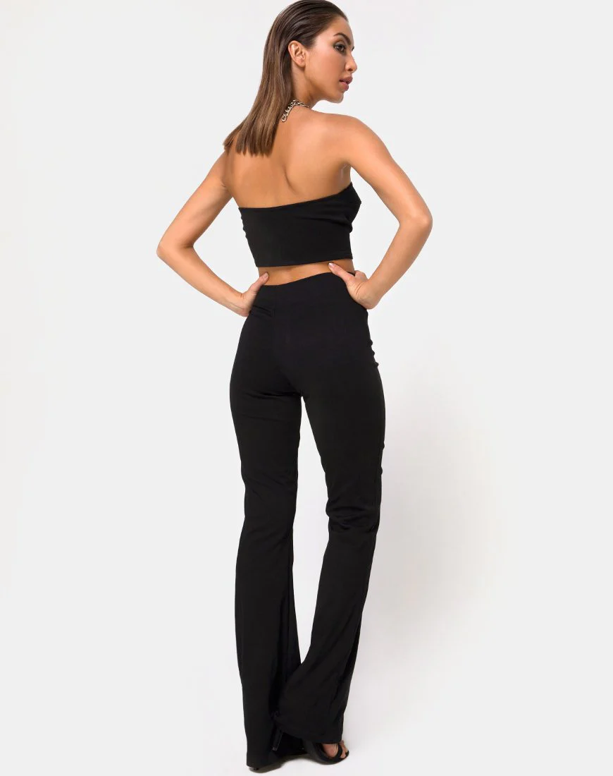 Zipshi Crop Top in Schwarz - Image 4