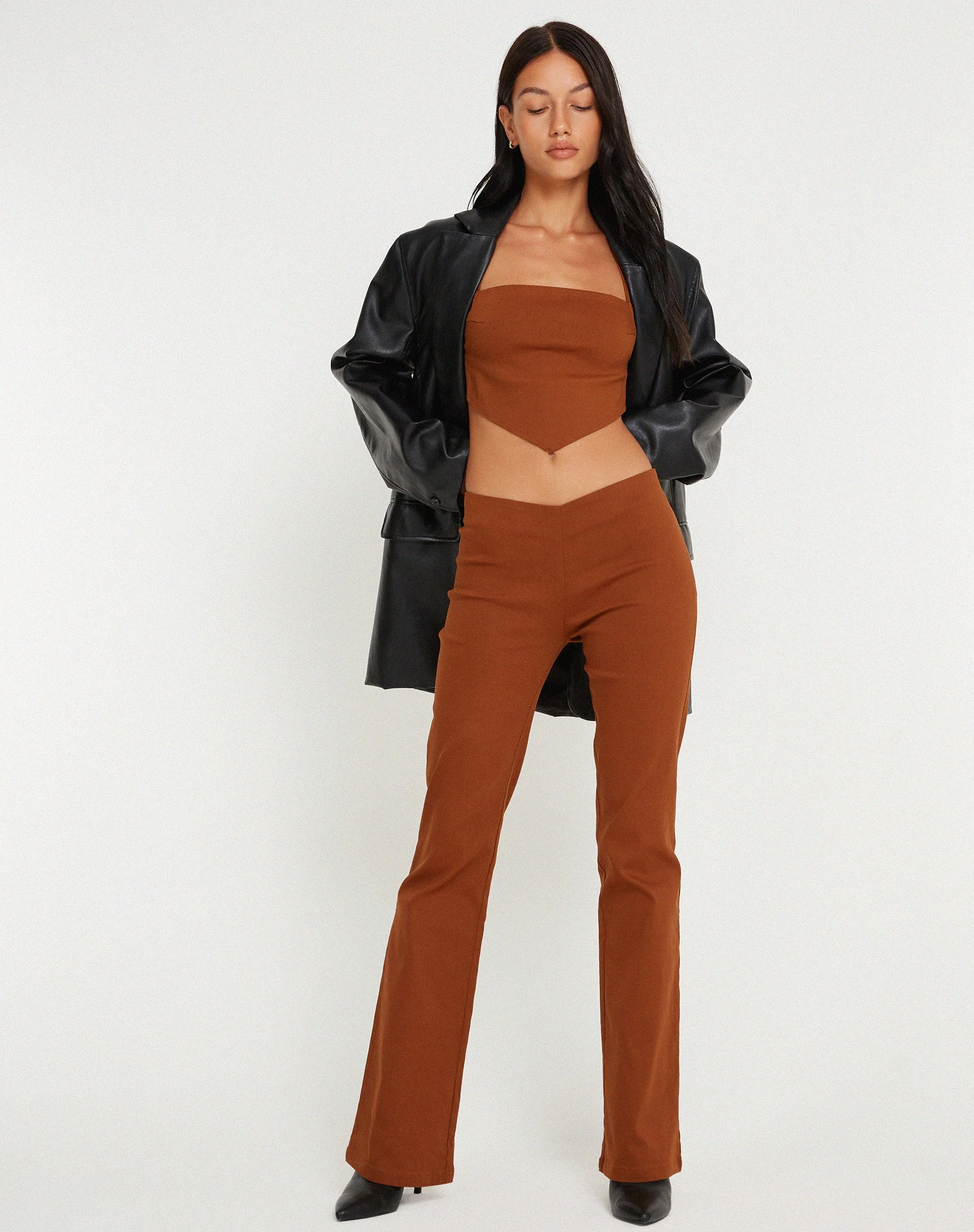 Zirnia-Hose in Kaffeebohne - Image 4