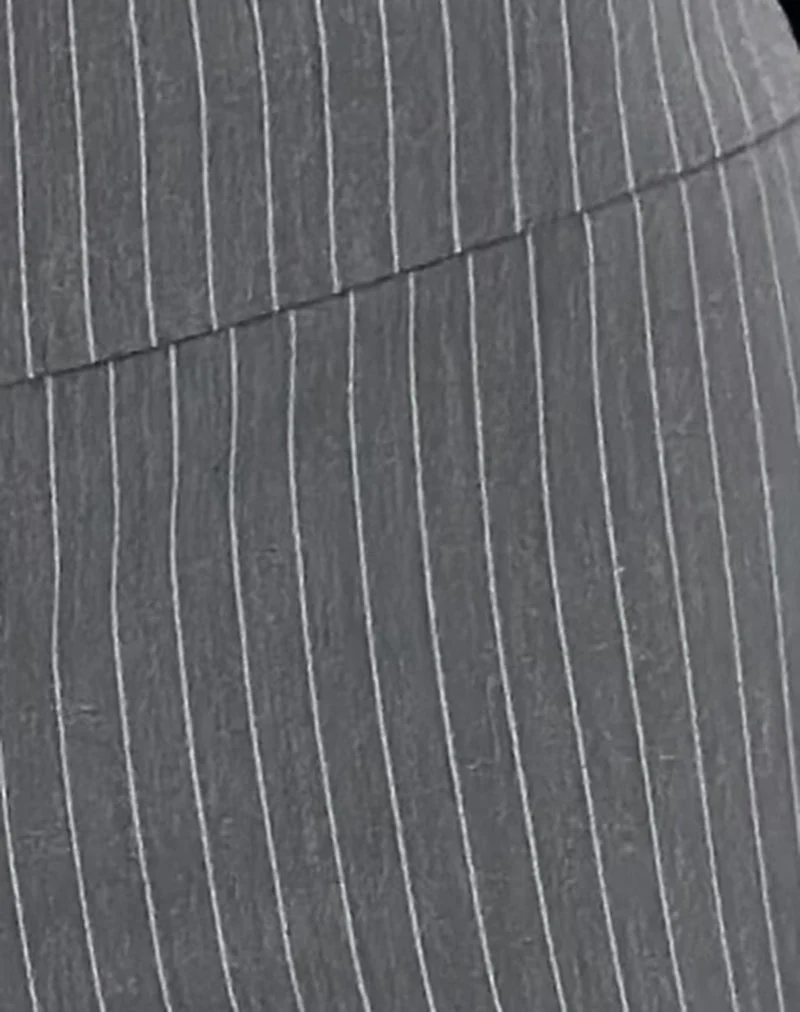 Zolena Hose in Schneiderkunst Nadelstreifen Grau - Image 6