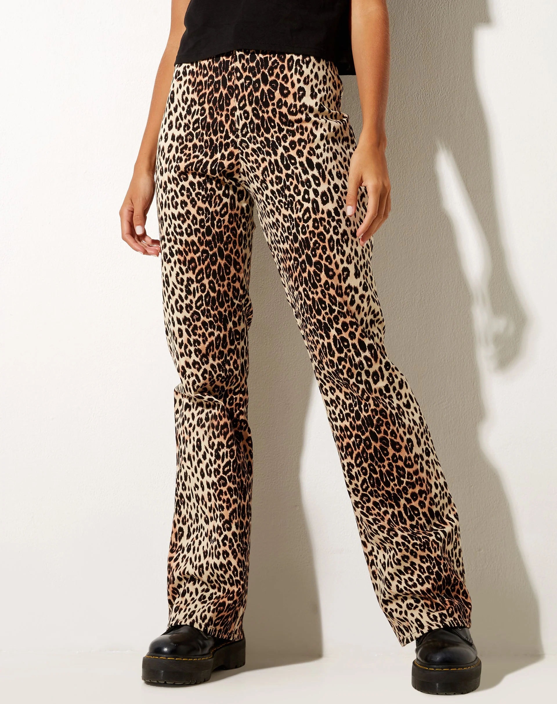 Zoven Schlaghose in True Leopard