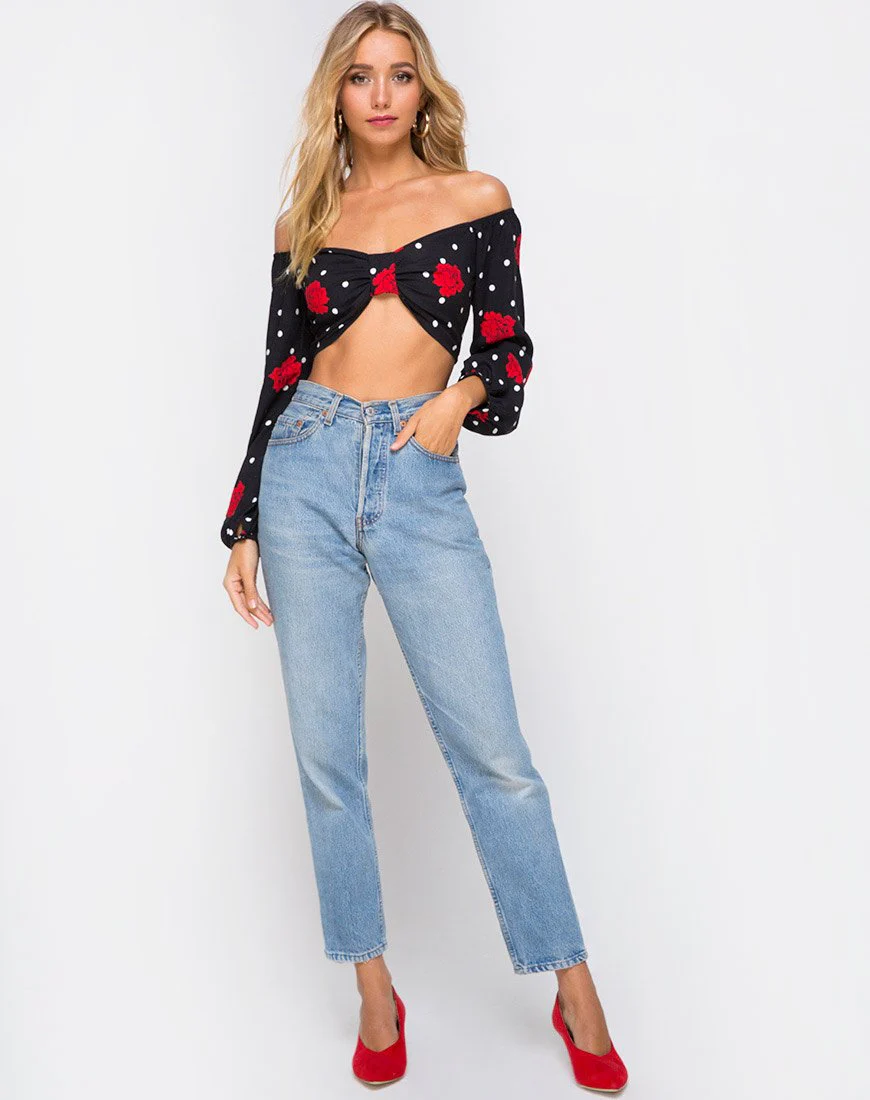 Zuma Crop Top in kubanischem Rosa - Image 4