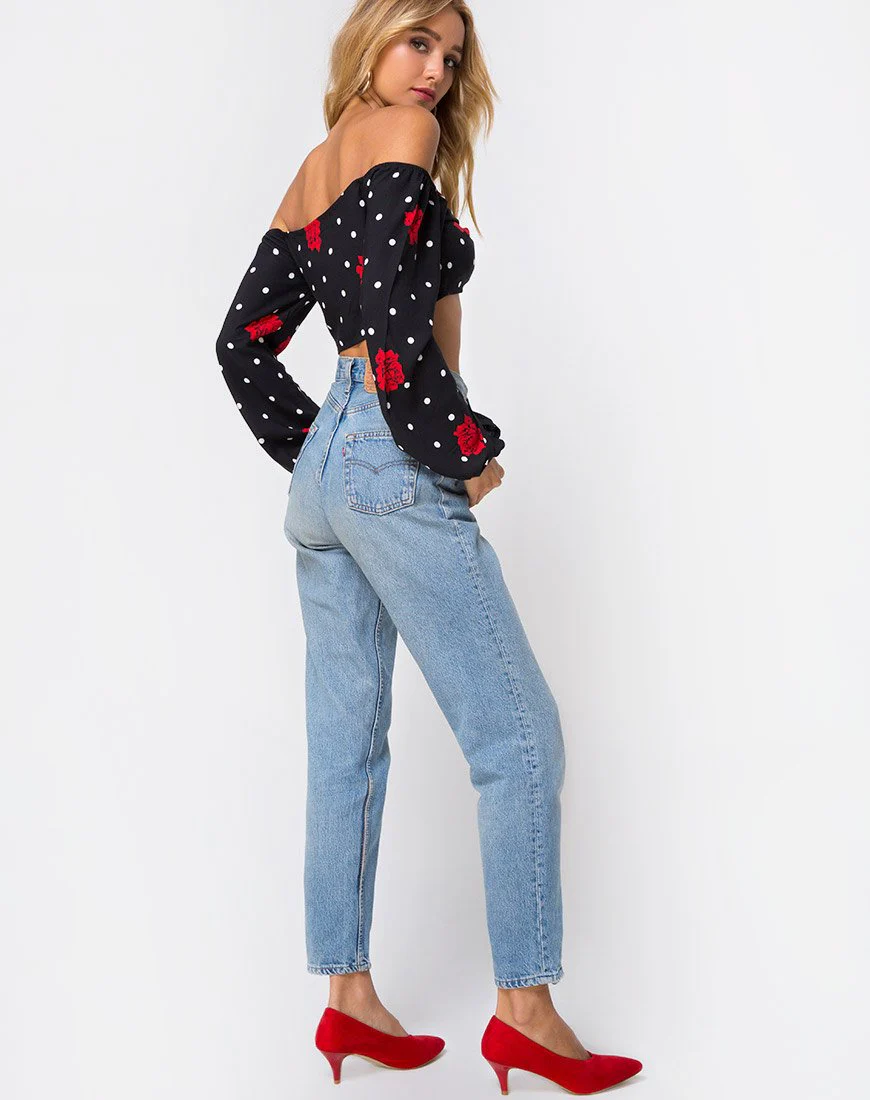 Zuma Crop Top in kubanischem Rosa - Image 5